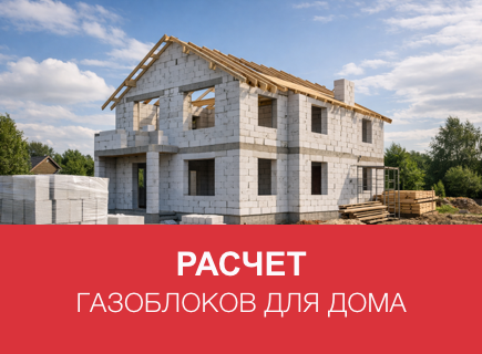 Расчет газоблоков и клея для дома в Петрозаводске