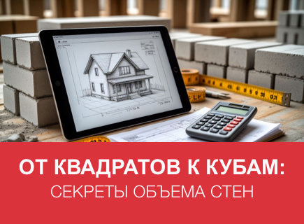 От квадратов к кубам: секреты объема стен
